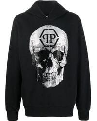 Philipp Plein - Sudadera con logo de calavera y capucha - Lyst