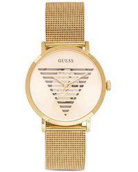 Guess - Triangle-Motif 44Mm Watch - Lyst