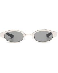 McQueen - Oval-Frame Sunglasses - Lyst