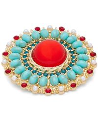 Hzmer Jewelry - Starbust Brosche mit Schmucksteinen - Lyst