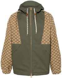 Gucci - Canvas Logo Jacket - Lyst
