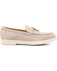 Doucal's - Tassel-Detail Suede Loafers - Lyst
