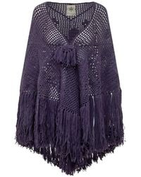 Chiara Is - Peonia Crochet-Knit Wool Shawl - Lyst