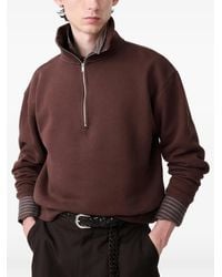 Studio Nicholson - Thalen Half-Zip Sweatshirt - Lyst