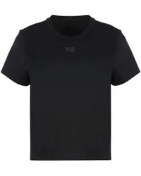 Alexander Wang - Puff Logo Shrunken T-Shirt - Lyst