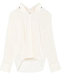 Givenchy - Ruffled Silk Blouse - Lyst