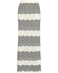 Eres - Maxi-Rok Met Chevron Patroon - Lyst