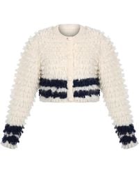 Carolina K - Marjorie Striped Knitted Jacket - Lyst