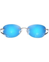 Maui Jim - Kanaio Coast Oval-Frame Sunglasses - Lyst