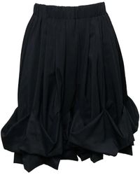 Enfold - Roll-Up Draped Shorts - Lyst