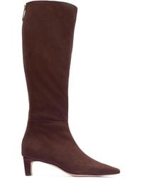 Bernardo - 50Mm Zip-Detail Suede Boots - Lyst