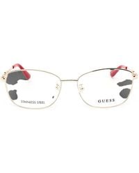 Guess - Square-Frame Glasses - Lyst