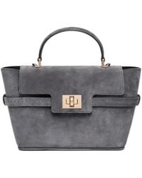 Max Mara - Extra-Small Margaux Suede Tote Bag - Lyst