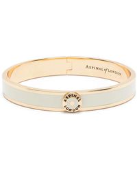 Aspinal of London - Enamel Bangle Bracelet - Lyst