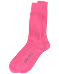 Tom Ford - Ribbed-Knit Socks - Lyst