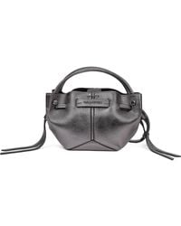 KARL LAGERFELD - Mini K/Pierced Metallic Bucket Bag - Lyst