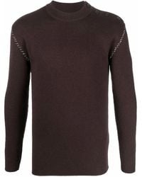 Maison Margiela - Jersey con costura en contraste - Lyst