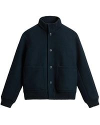 Woolrich - Melton Bomber Jacket - Lyst