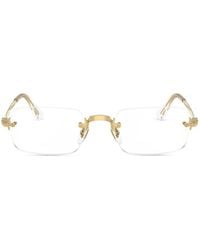 Ray-Ban - Rectangle-Frame Glasses - Lyst