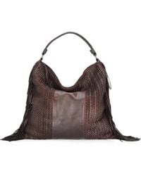 Reptile's House - Vasia Fringed Leather Tote Bag - Lyst