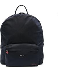 Kiton - Logo-Plaque Zip-Fastening Backpack - Lyst