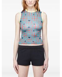 Maisie Wilen - Geometric-Pattern Sleeveless Top - Lyst