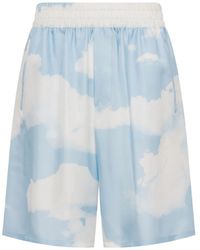 Moschino - Cloud-Print Shorts - Lyst