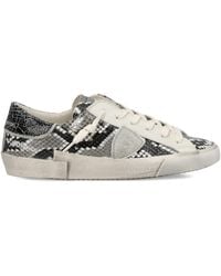 Philippe Model - Prsx Animal-Print Sneakers - Lyst