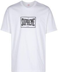 Supreme - Camiseta Warm Up White - Lyst