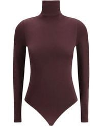 Wolford - Turtleneck Long-Sleeve Bodysuit - Lyst