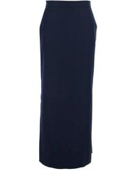 Antonelli - ハイウエスト サイドスリット スカート - Lyst