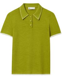 Tory Burch - Wool Polo Top - Lyst