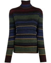 ODEEH - Ribbed-knit Striped Jumper - Lyst
