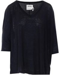 Not Shy - Emilie V-Neck T-Shirt - Lyst