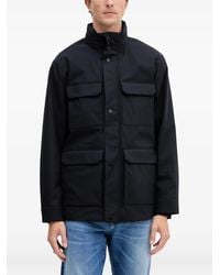 ARMANI EXCHANGE - Pocket Hooded Jacket - Lyst