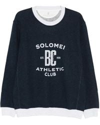 Brunello Cucinelli - Graphic Print Sweatshirt - Lyst