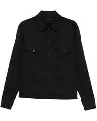 Low Brand - Flap-Pocket Button-Up Shirt - Lyst
