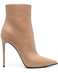 Le Silla - Eva 120Mm Leather Ankle Boots - Lyst