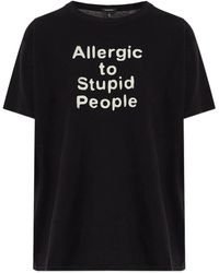R13 - Slogan-Print T-Shirt - Lyst
