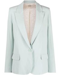 Zadig & Voltaire - Blazer Met Enkele Rij Knopen - Lyst