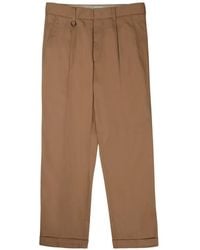 Paolo Pecora - Pleated-Detail Straight-Leg Trousers - Lyst