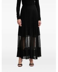Twinset - Pleated Maxi Skirt - Lyst
