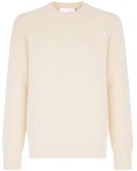 Amaranto - Ribbed-Knit Raglan-Sleeved Sweater - Lyst