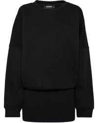 DSquared² - Icon Sweatshirt Dress - Lyst