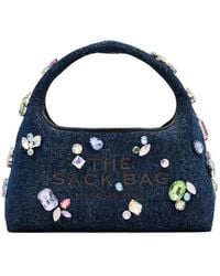 Marc Jacobs - Schultertasche Mit Kristallen - Lyst