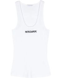 Patrizia Pepe - Ribbed Top - Lyst