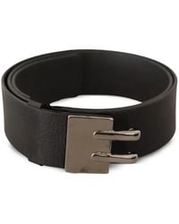 CoSTUME NATIONAL - Leather Buckle-Fastening Belt - Lyst