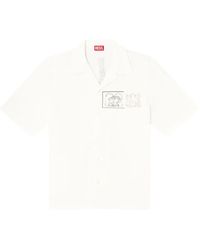 DIESEL - Hemd mit Illustrations-Print - Lyst