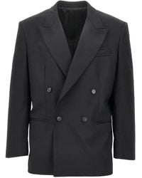 MARSĒM - Double-Breasted Blazer - Lyst