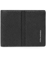 Piquadro - Logo-Plaque Bi-Fold Wallet - Lyst